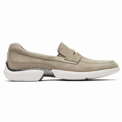 Rockport Total Motion Advance Penny Freizeitschuhe Herren Grau IUS-387945